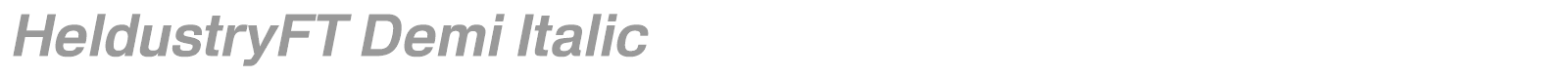 HeldustryFT font preview
