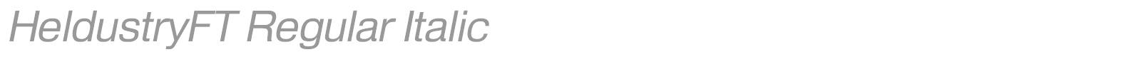 HeldustryFT font preview