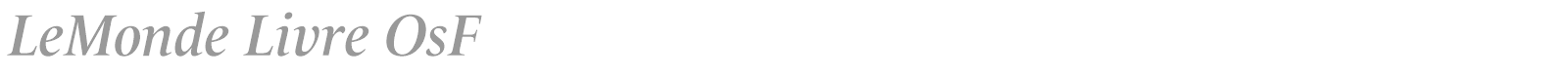 LeMonde Livre OsF font preview