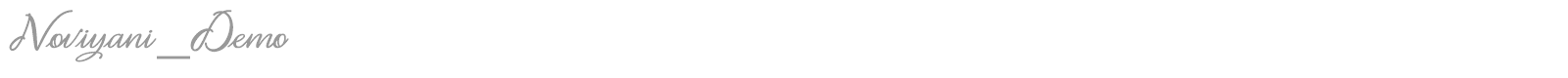 Noviyani font preview