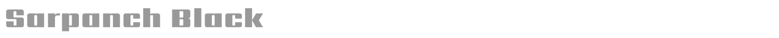 Sarpanch font preview