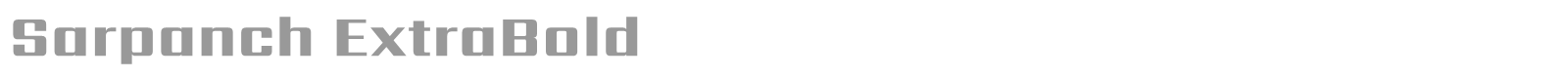 Sarpanch font preview