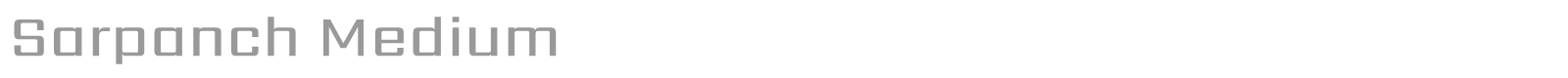 Sarpanch font preview