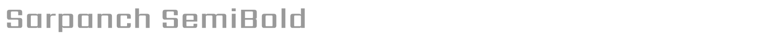 Sarpanch font preview