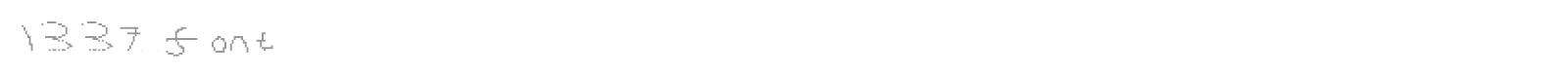 1337 font font preview