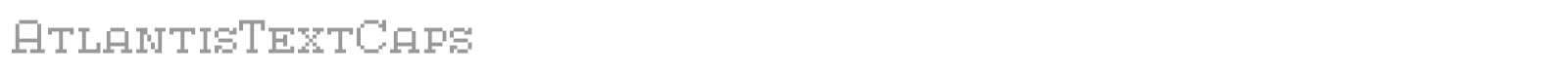 AtlantisTextRegular font preview