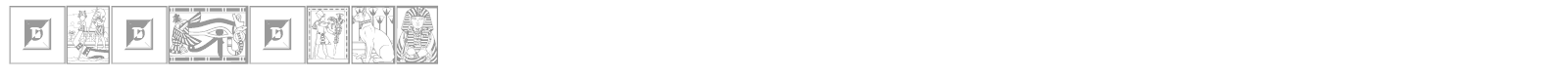 Egyptian font preview