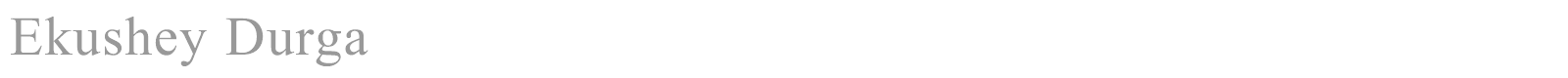 Ekushey Durga font preview
