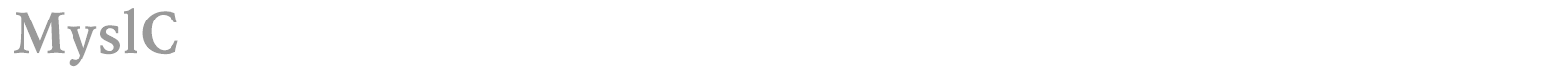 MyslC font preview