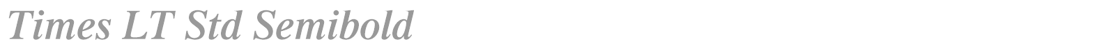 Times LT Std font preview