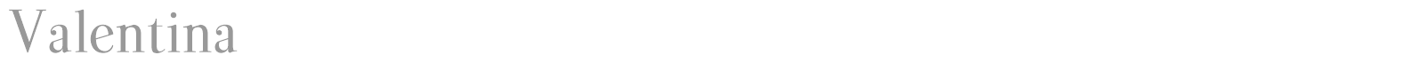 Valentina font preview