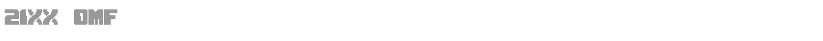 21XX OMF font preview