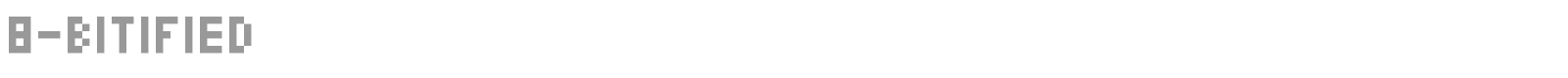 8-Bitified font preview