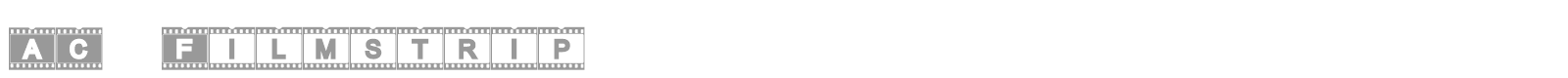 AC Filmstrip font preview