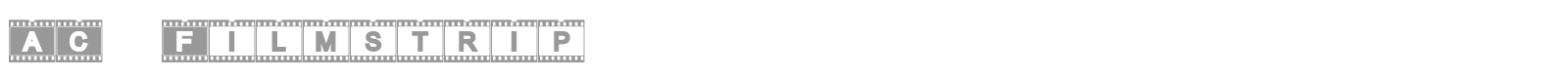 AC Filmstrip font preview