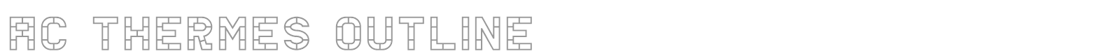 AC Thermes font preview