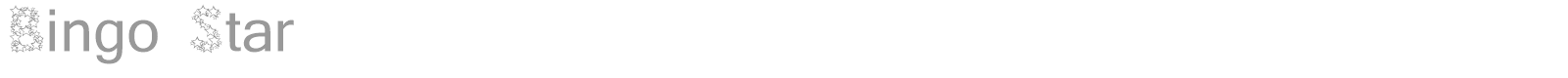 Bingo Star font preview