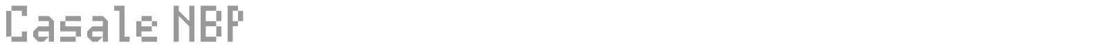 Casale NBP font preview