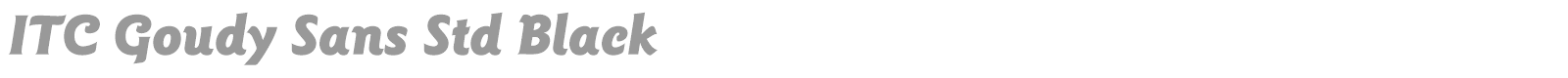 ITC Goudy Sans Std font preview