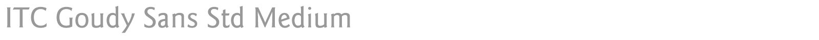 ITC Goudy Sans Std font preview