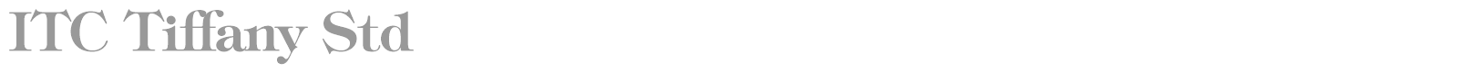 ITC Tiffany Std font preview