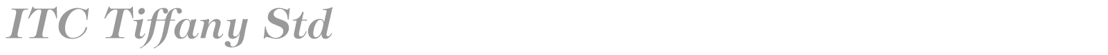 ITC Tiffany Std font preview