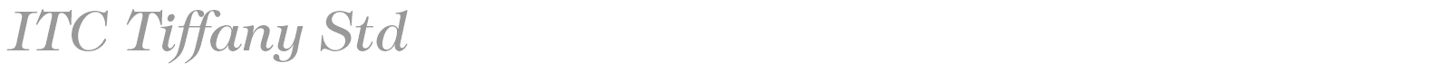 ITC Tiffany Std font preview