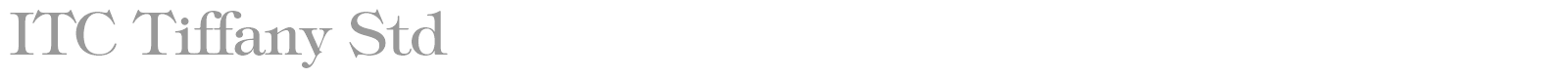 ITC Tiffany Std font preview