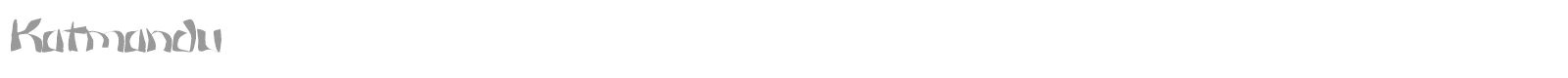 Katmandu font preview