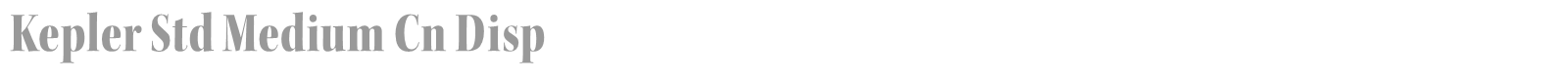 Kepler Std font preview