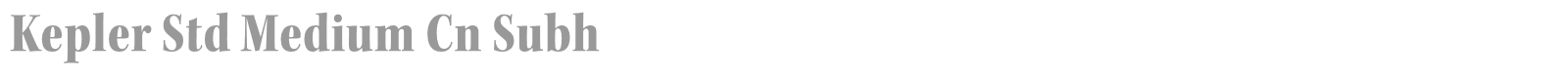 Kepler Std font preview