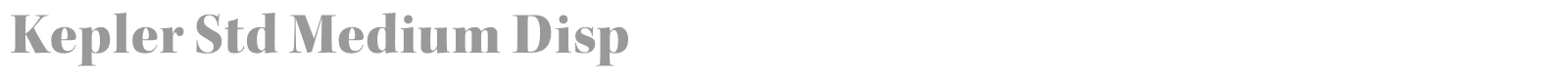 Kepler Std font preview