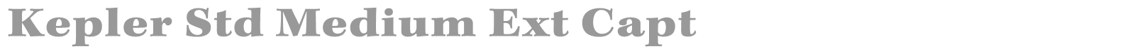 Kepler Std font preview