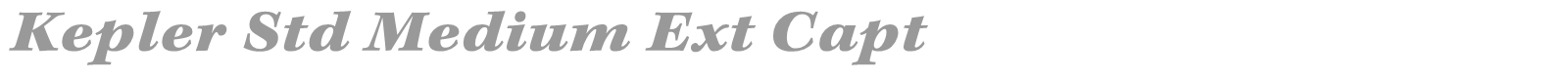Kepler Std font preview
