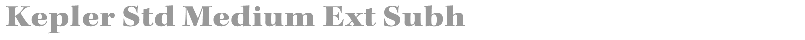 Kepler Std font preview