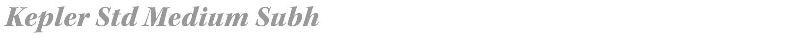 Kepler Std font preview
