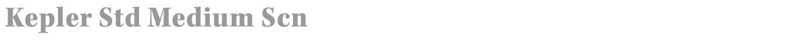 Kepler Std font preview