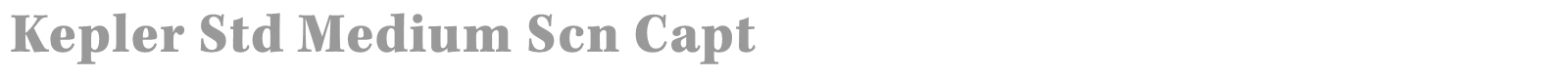 Kepler Std font preview