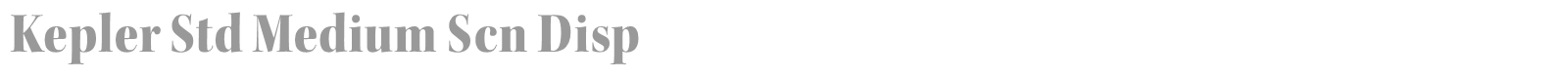Kepler Std font preview