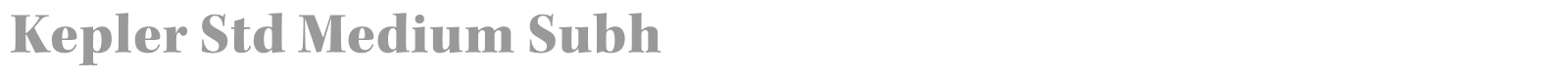 Kepler Std font preview