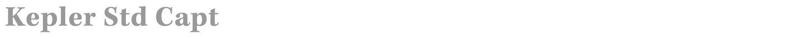Kepler Std font preview