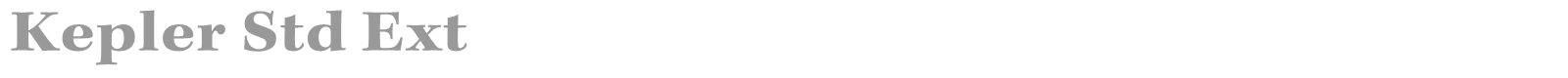 Kepler Std font preview