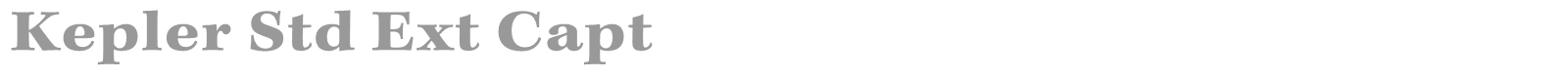 Kepler Std font preview