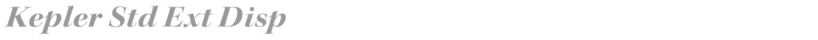 Kepler Std font preview