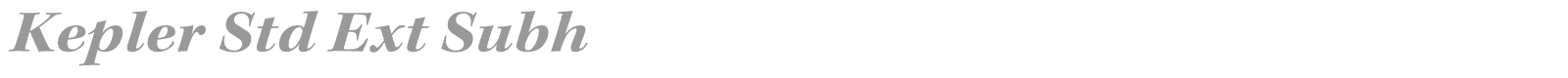 Kepler Std font preview