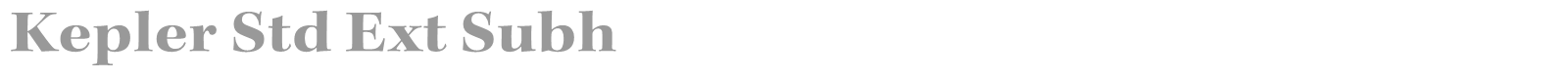 Kepler Std font preview