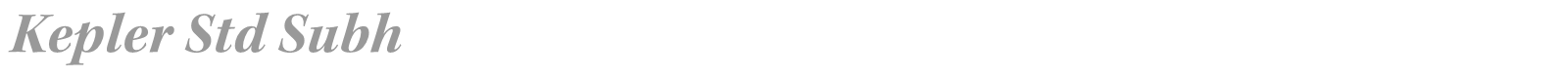 Kepler Std font preview