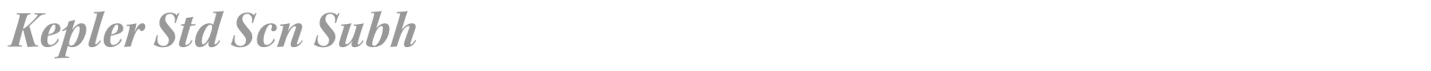 Kepler Std font preview