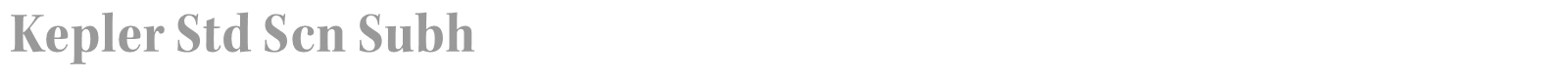 Kepler Std font preview