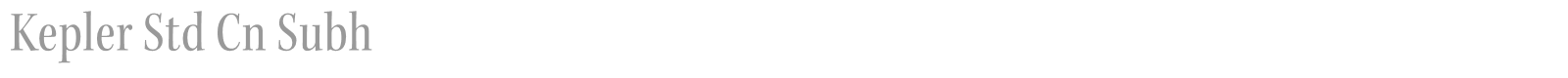 Kepler Std font preview